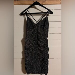 Wild Fable Black Sparkle Mini Dress